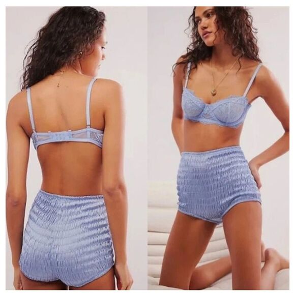 Free People Intimately Ruched Shorties size small - Picture 1 of 4